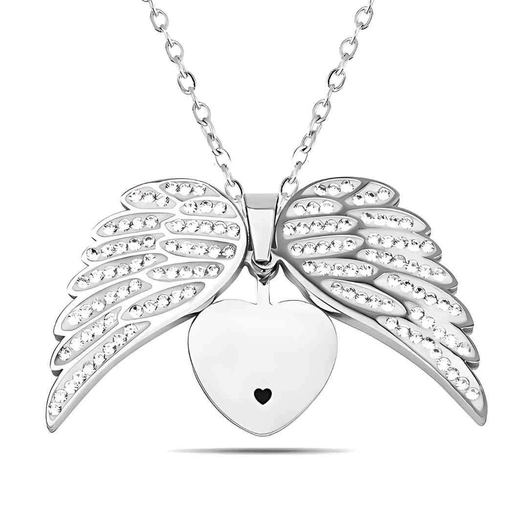 Colar "Anjo Meu" Personalizável Prata 925