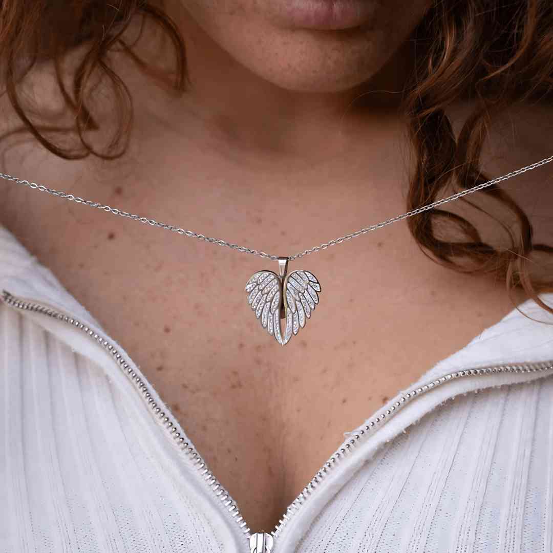 Colar "Anjo Meu" Personalizável Prata 925