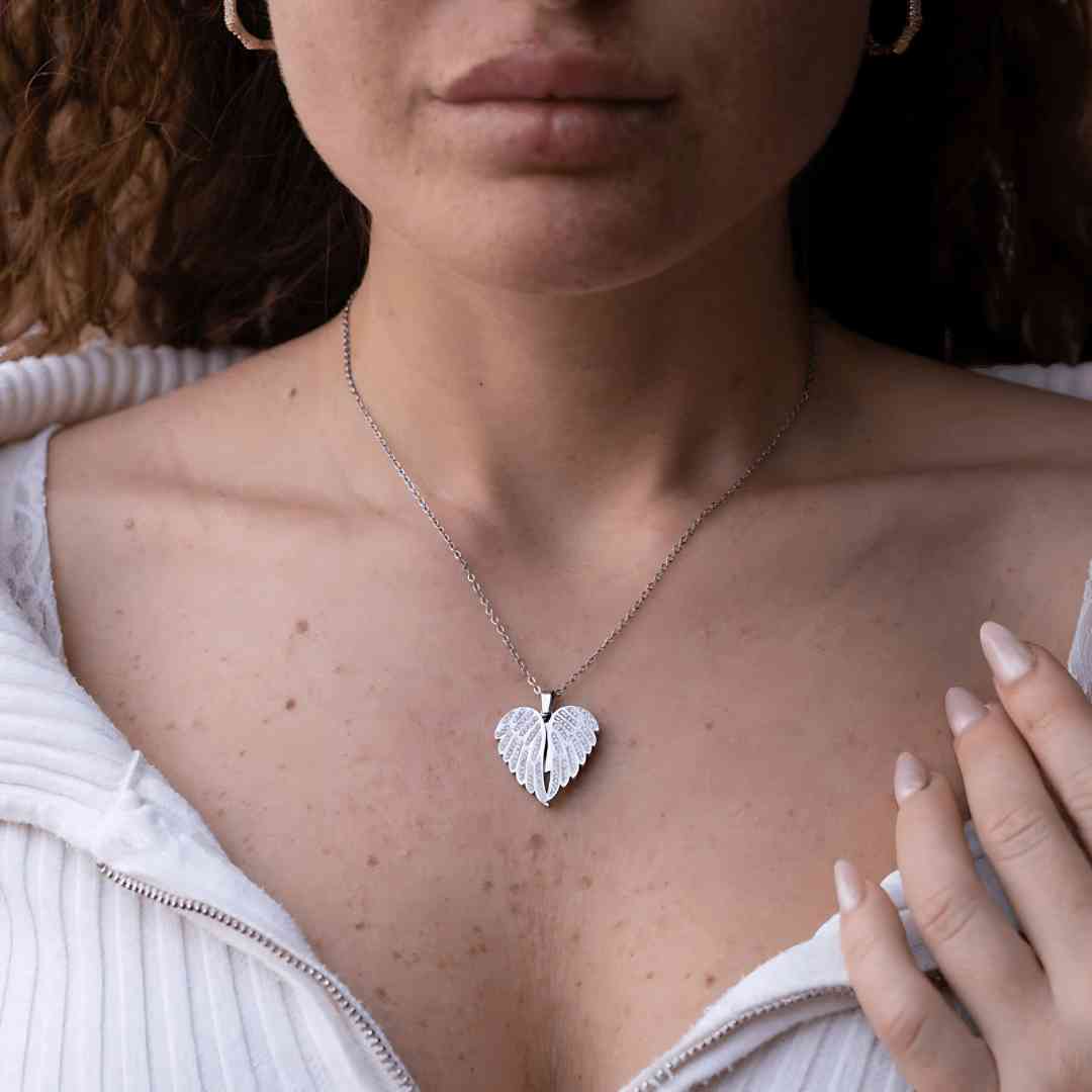 Colar "Anjo Meu" Personalizável Prata 925