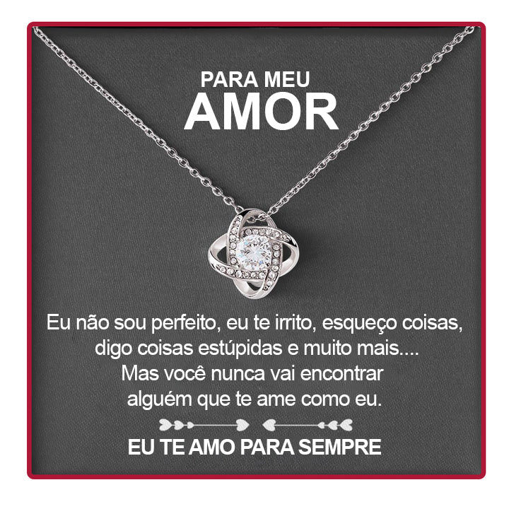 Colar de Prata 925 com Rosa Real e Caixa de Presente Azul