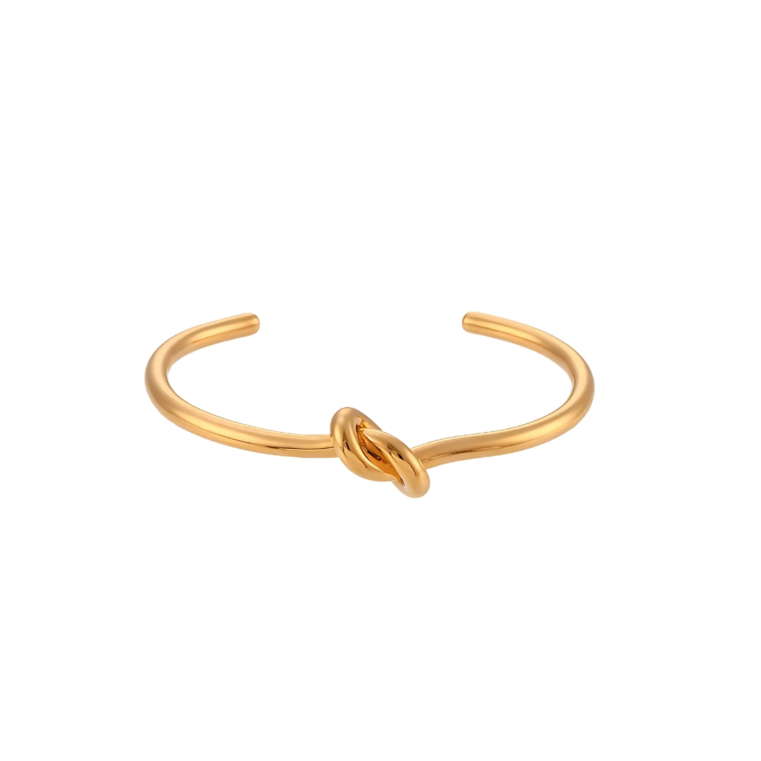 Bracelete Nó Banhada em Ouro 18k