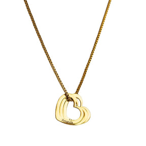 Colar Amor de Mãe Personalizável com Nomes Banhado a Ouro 18k